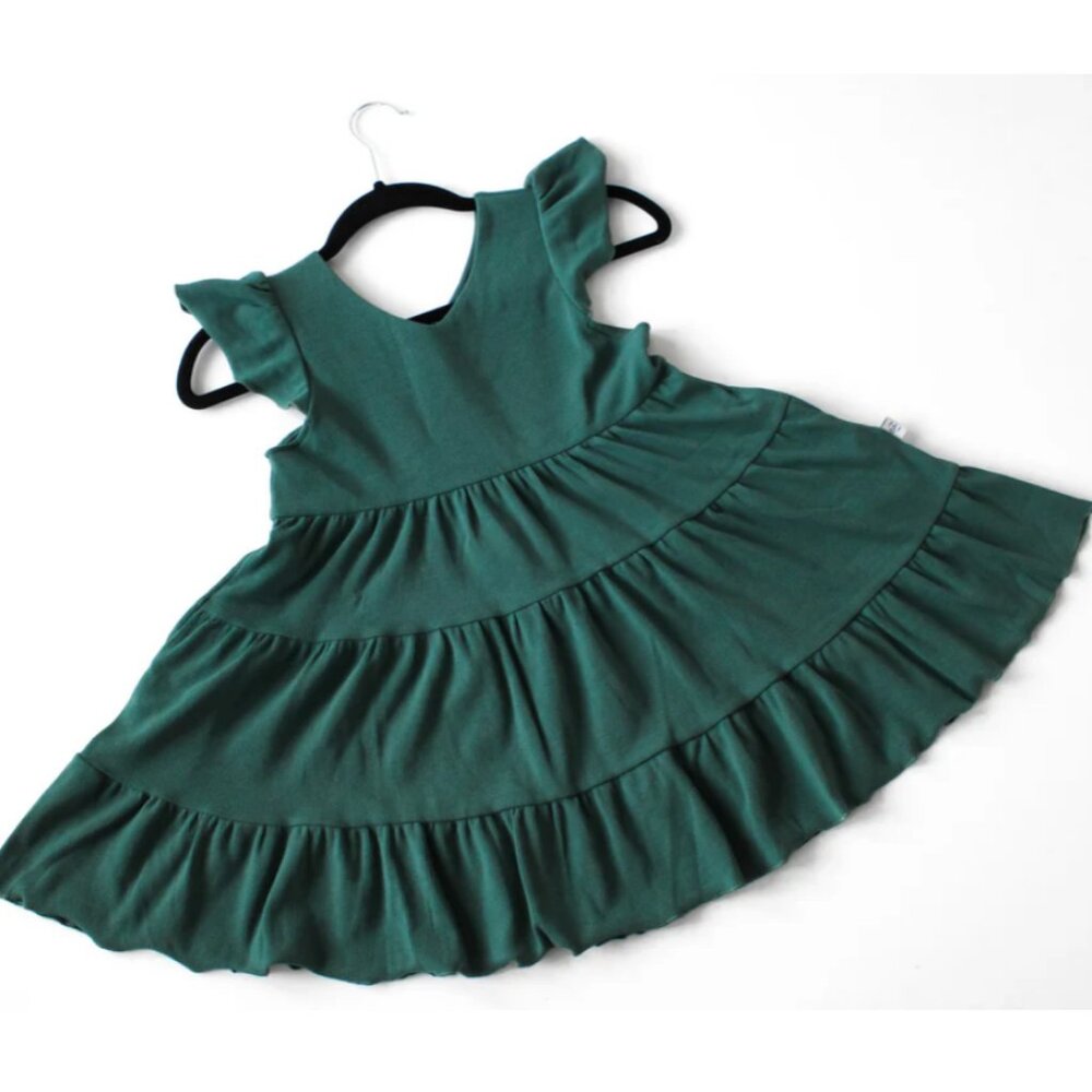 Jane + Jo Janie Evergreen Dress